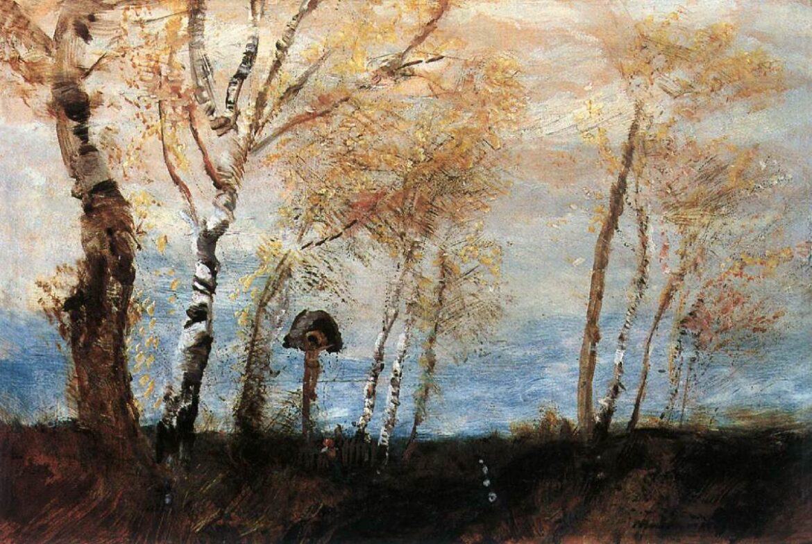 László MEDNYÁNSZKY. Pod krzyżem, 1892